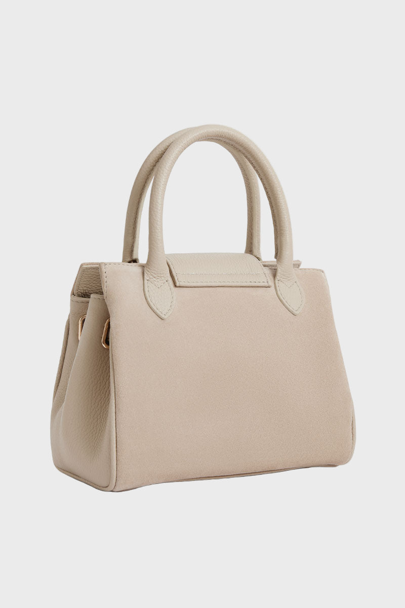 Fairfax & Favor Mini Windsor Handbag Stone Leather