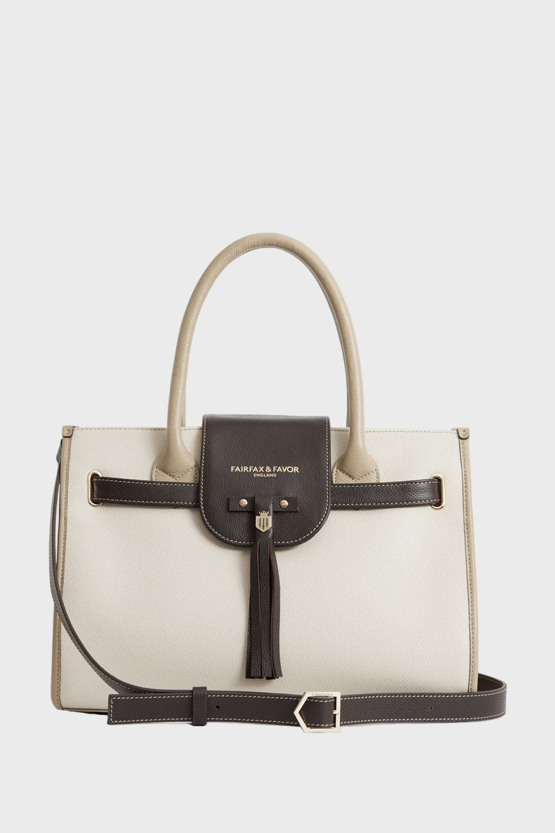 Fairfax & Favor Windsor Handbag Neutral Tri Colour