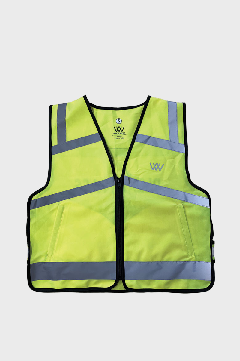 Woof Wear Hi Vis Riding Vest - Yellow