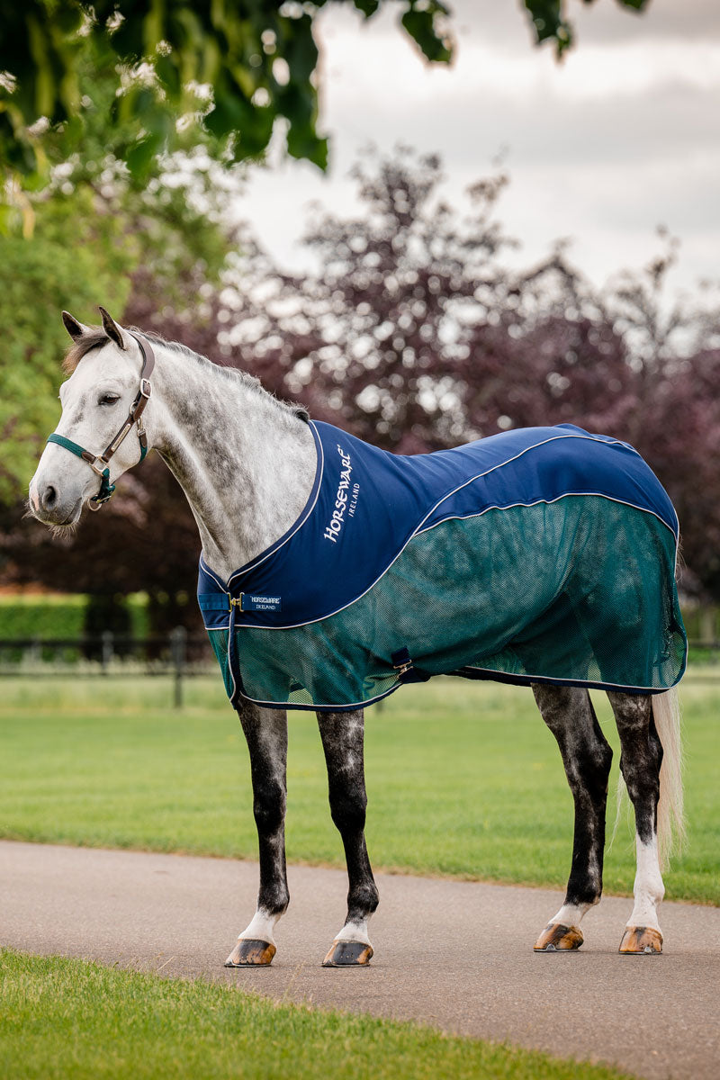 Horseware Signature Sport Cooler Navy/Hunter Green