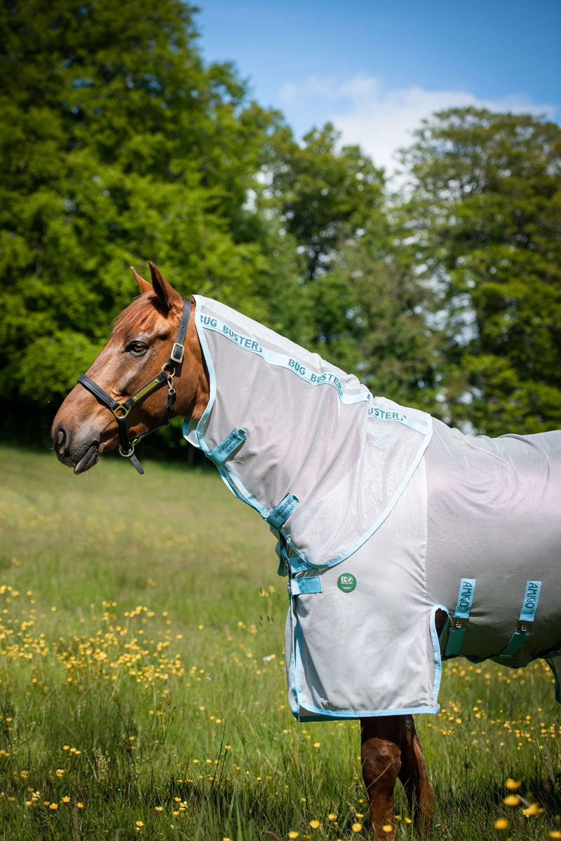 Amigo AmEco Bug Buster 0g Fly Rug Silver/Sky Blue