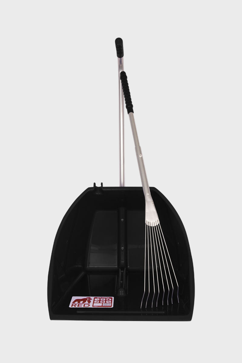 Red Gorilla Big Tidee with Long Metal Rake Black