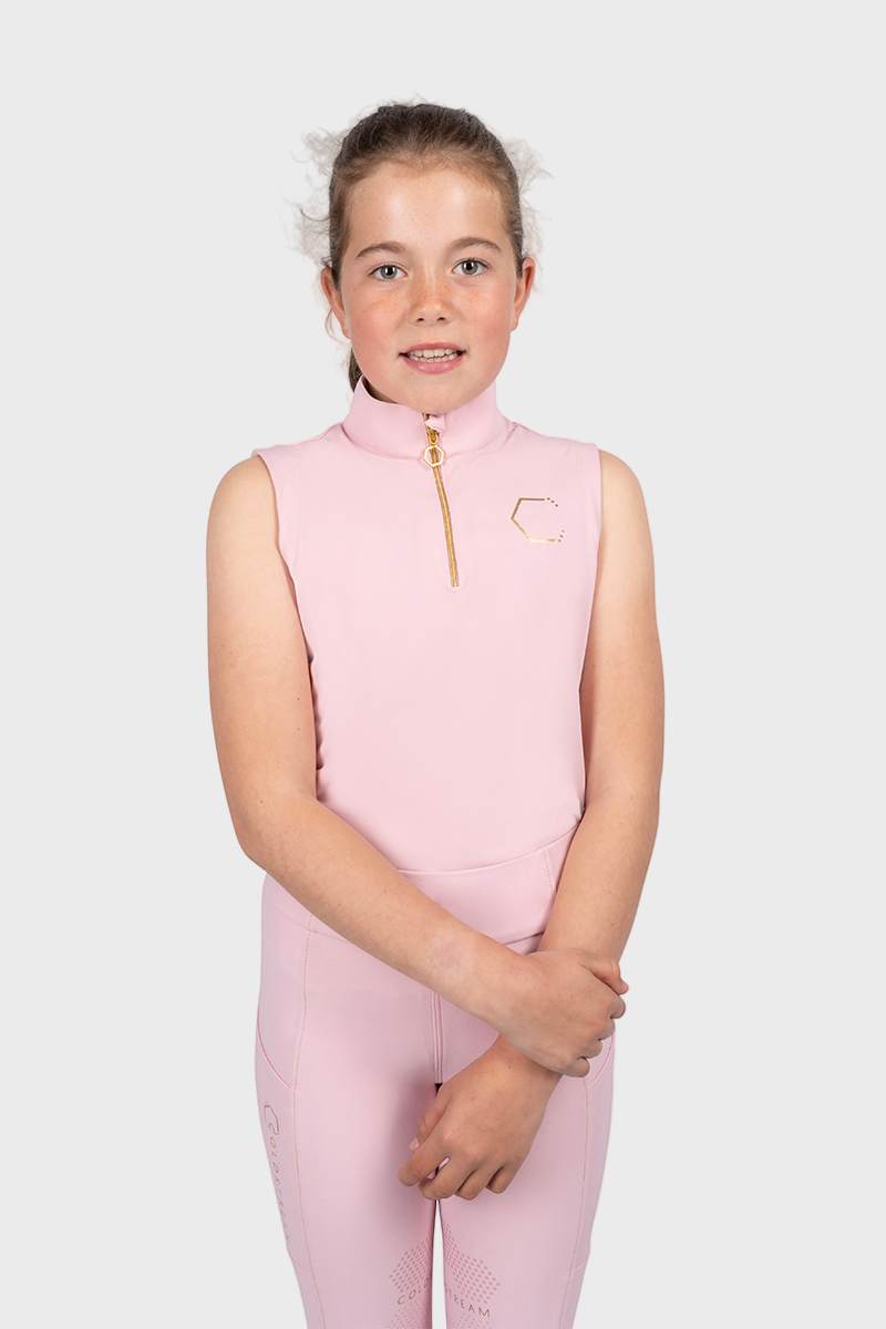 Coldstream Next Generation Cranshaws Sleeveless Base Layer - Blush Pink