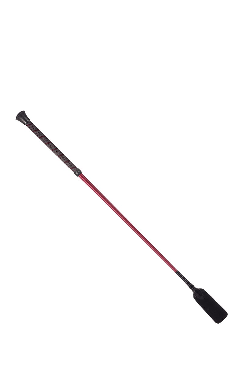 Country Direct Rubber Spiral Handle Jump Bat - Burgandy