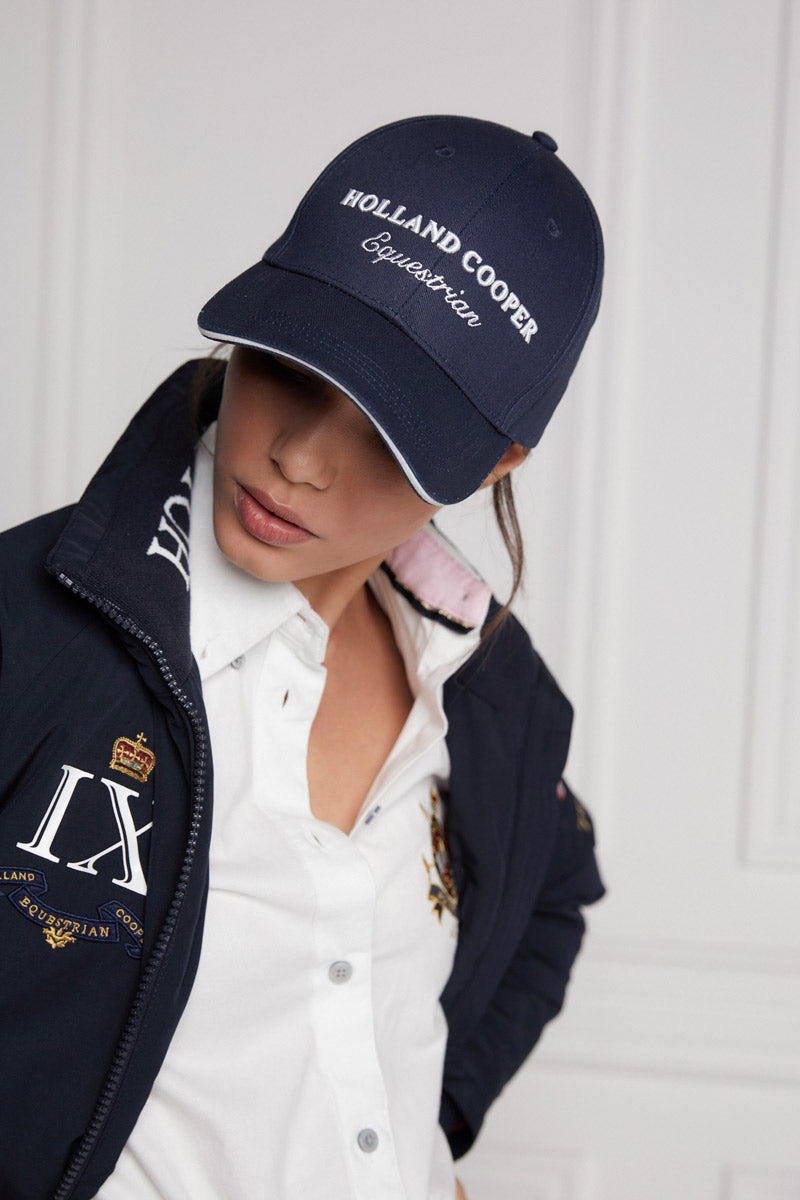 Holland Cooper Equestrian Cap Ink Navy