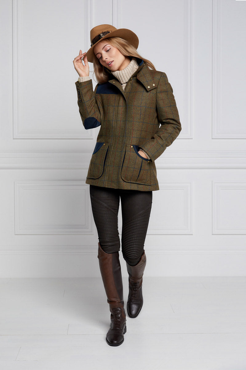 Holland Cooper Country Classic Jacket Glen Green