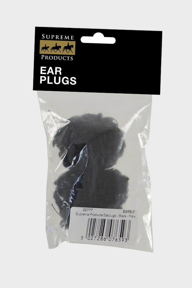 Supreme Products Fleece Earplugs Black