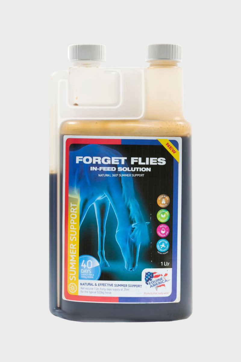 Equine America Forget Flies In-Feed Solution 1L