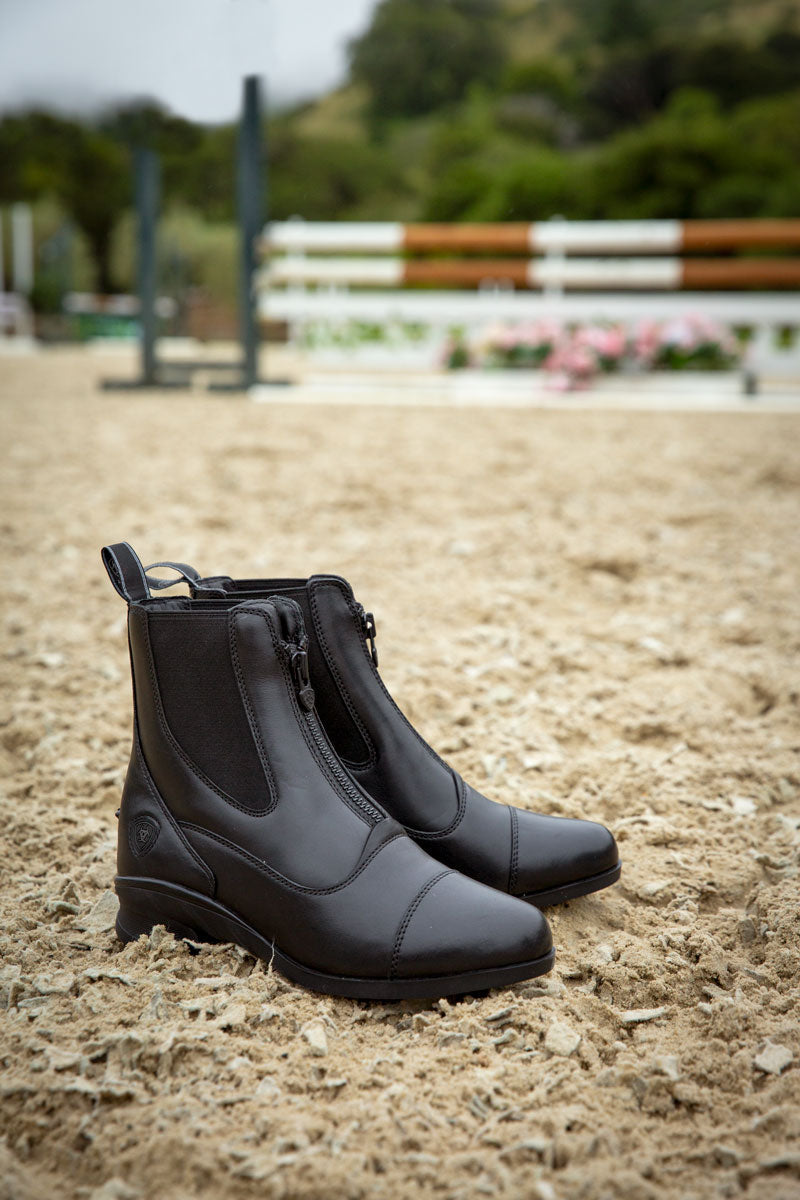Ariat Heritage Zip Paddock Boot Black