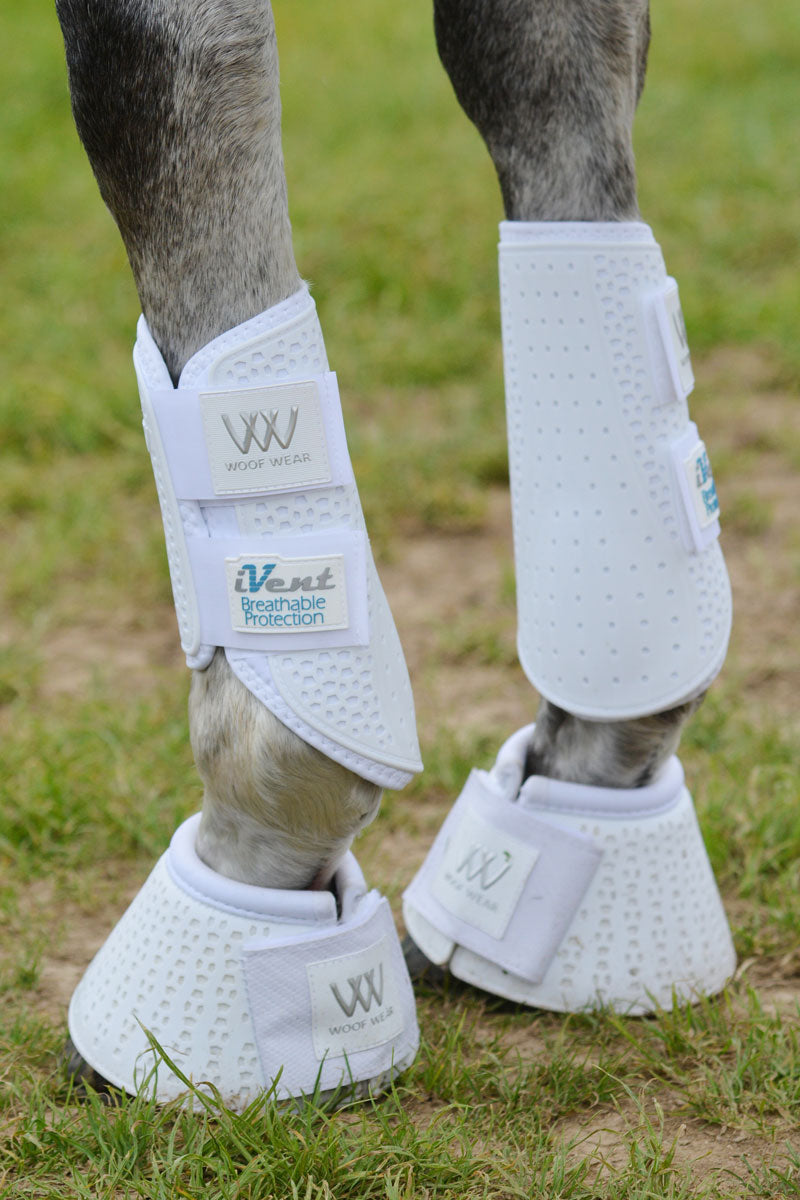Woof Wear iVent Hybrid Brushing Boot White