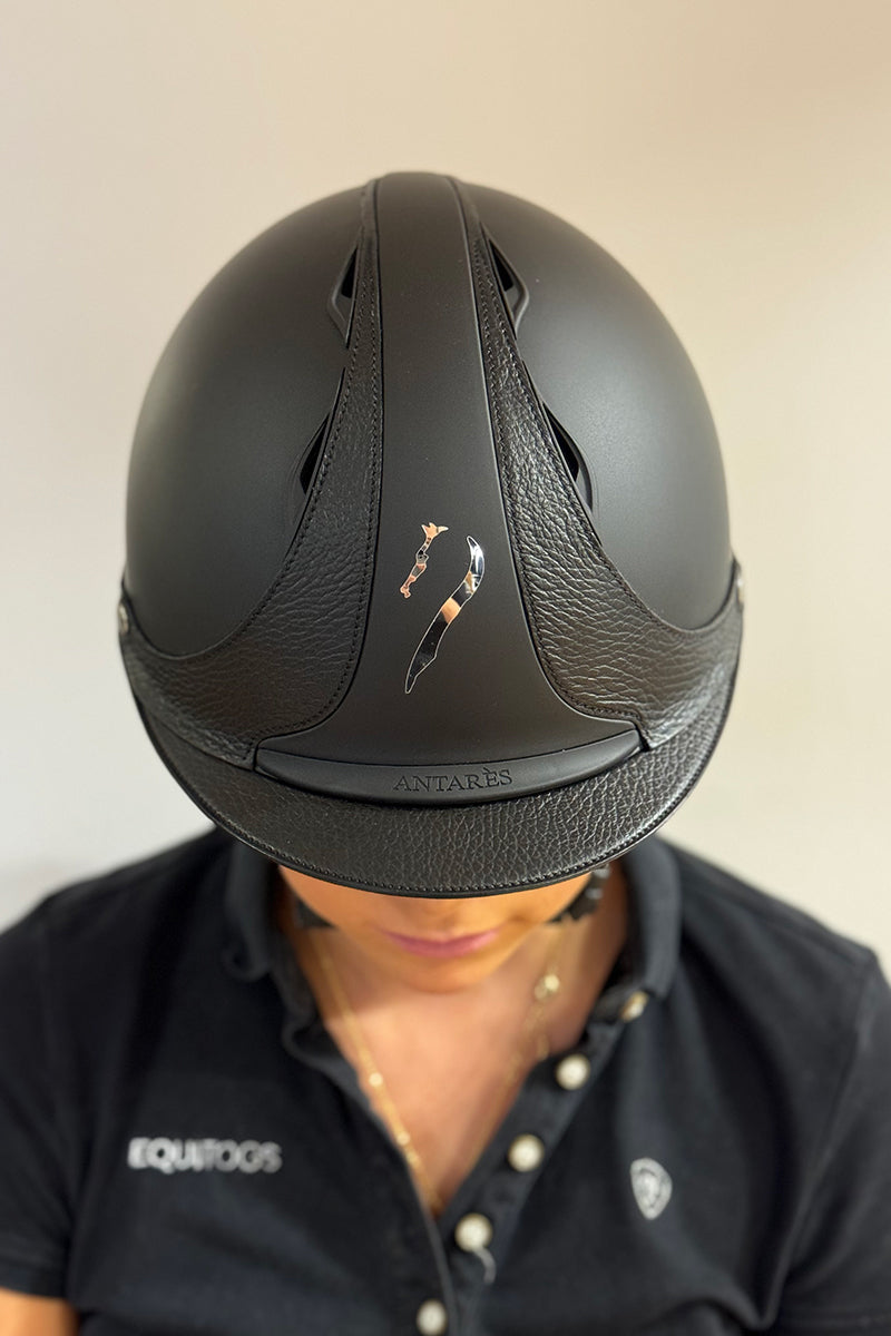 Antares Reference Riding Hat Matt Black/Black