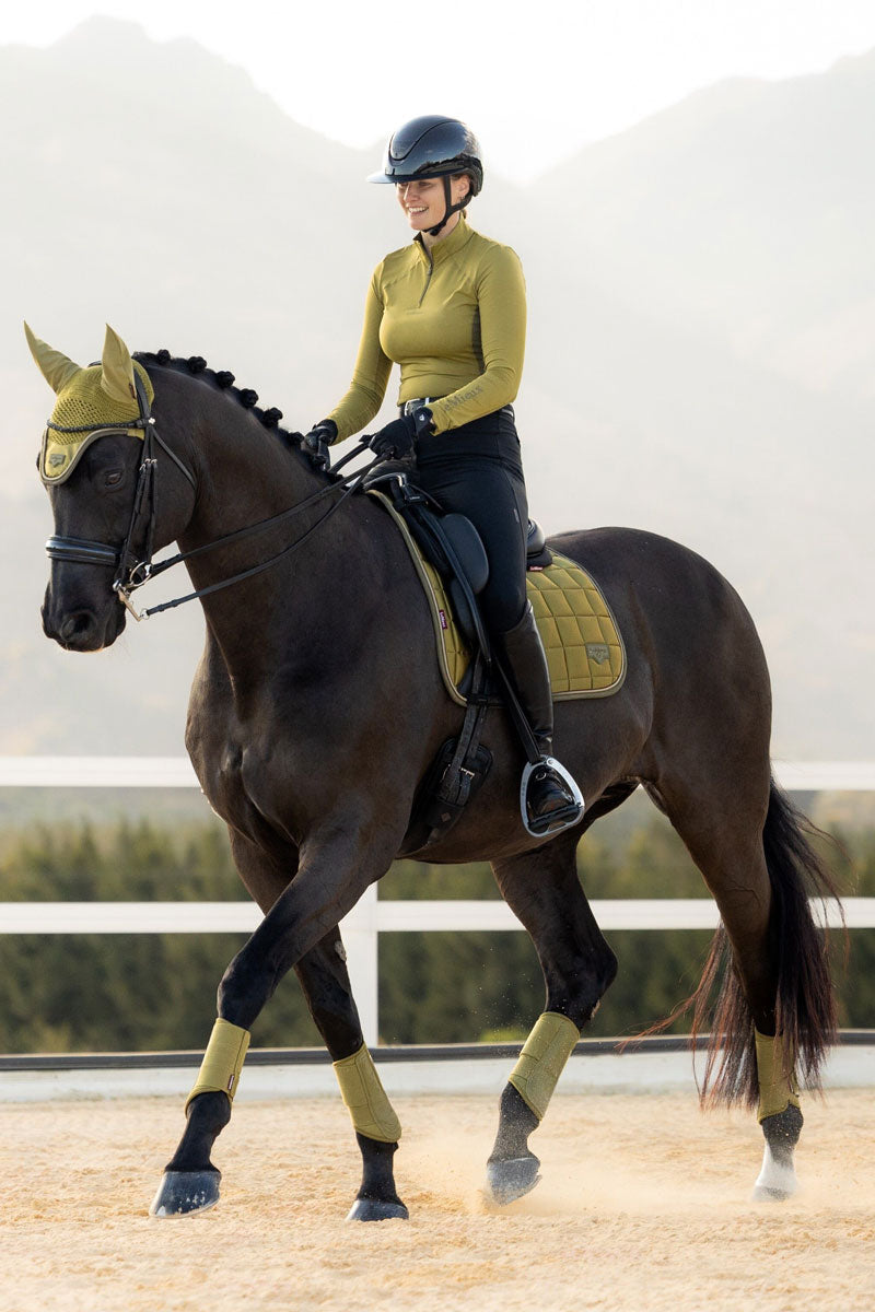 LeMieux Loire Classic Dressage Saddle Pad Gooseberry