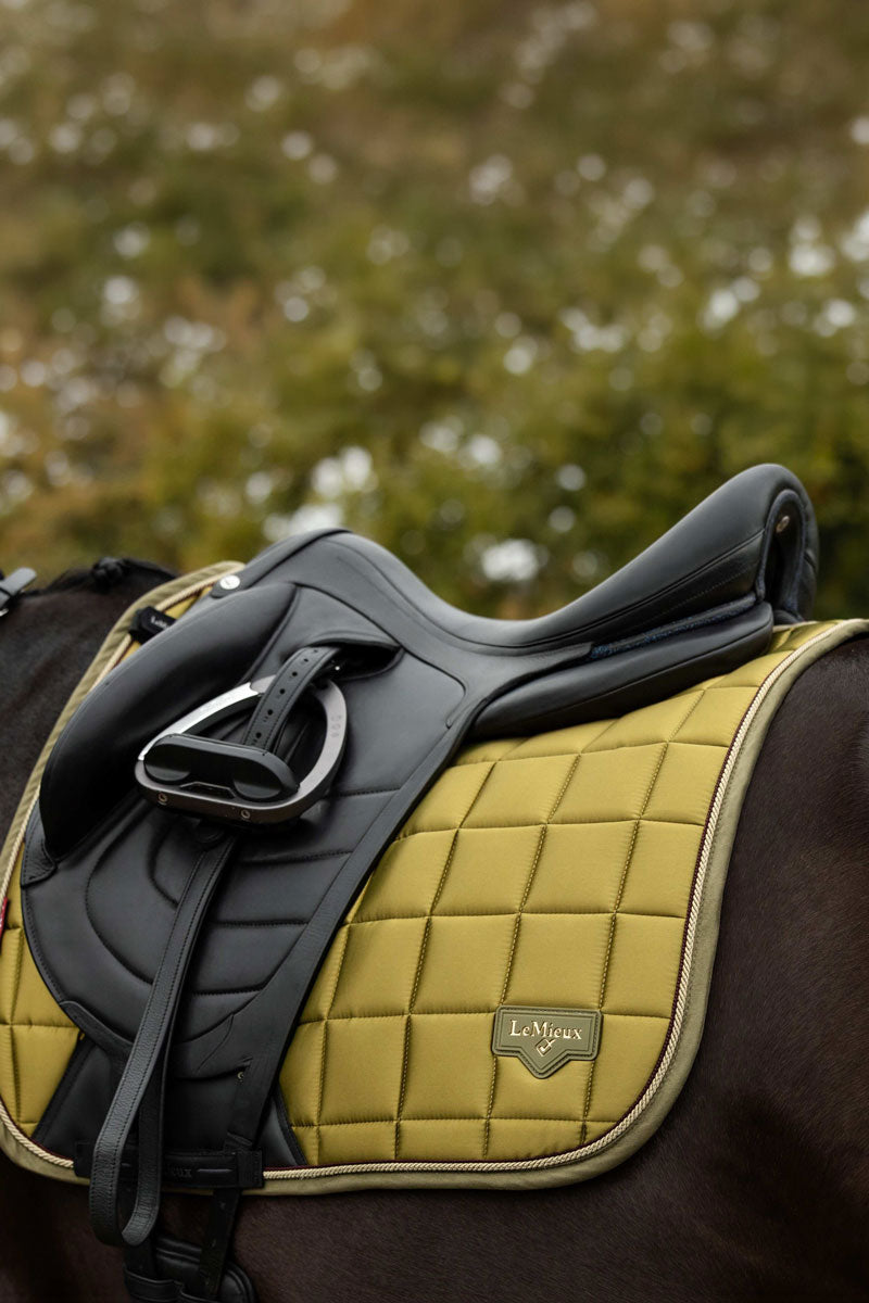 LeMieux Loire Classic Dressage Saddle Pad Gooseberry