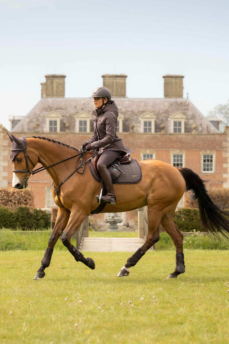 LeMieux Heritage Herringbone Jump Square Cocoa
