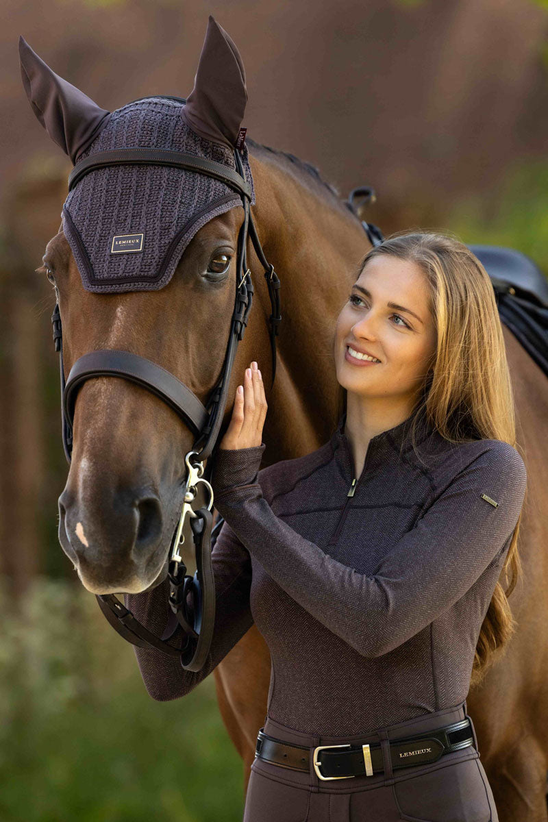 LeMieux Heritage Fly Hood Cocoa