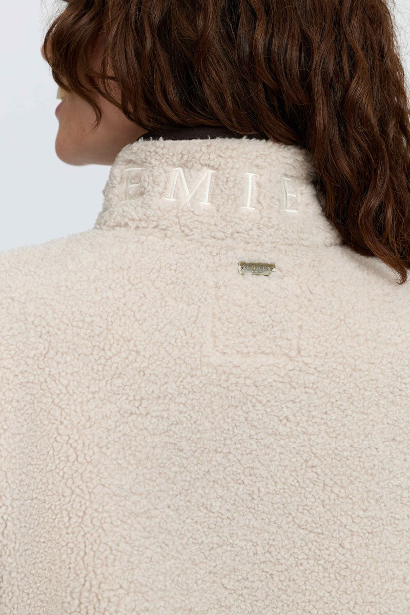 LeMieux Heritage Borg Zip Through Jacket Stone 