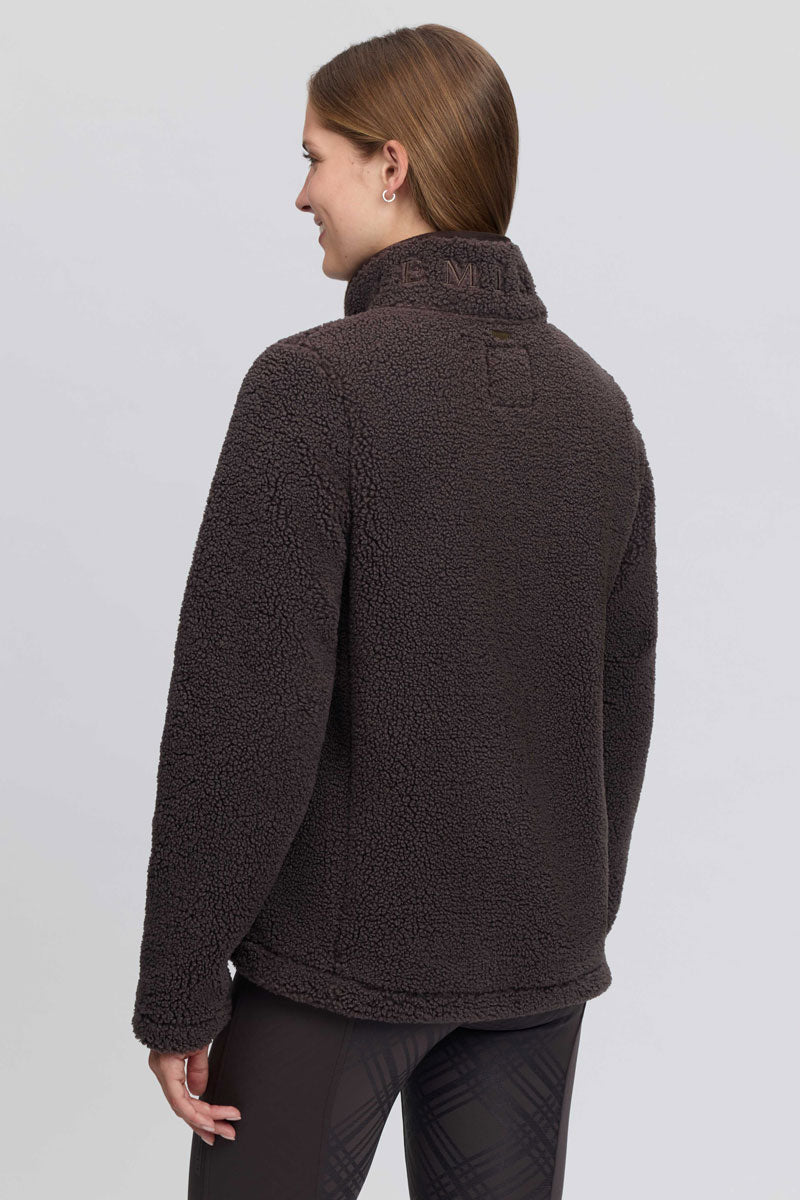 LeMieux Heritage Borg Zip Through Jacket Cocoa