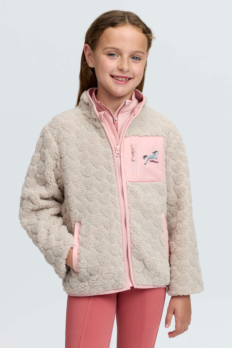 LeMieux Mini Thora Heart Fleece Stone