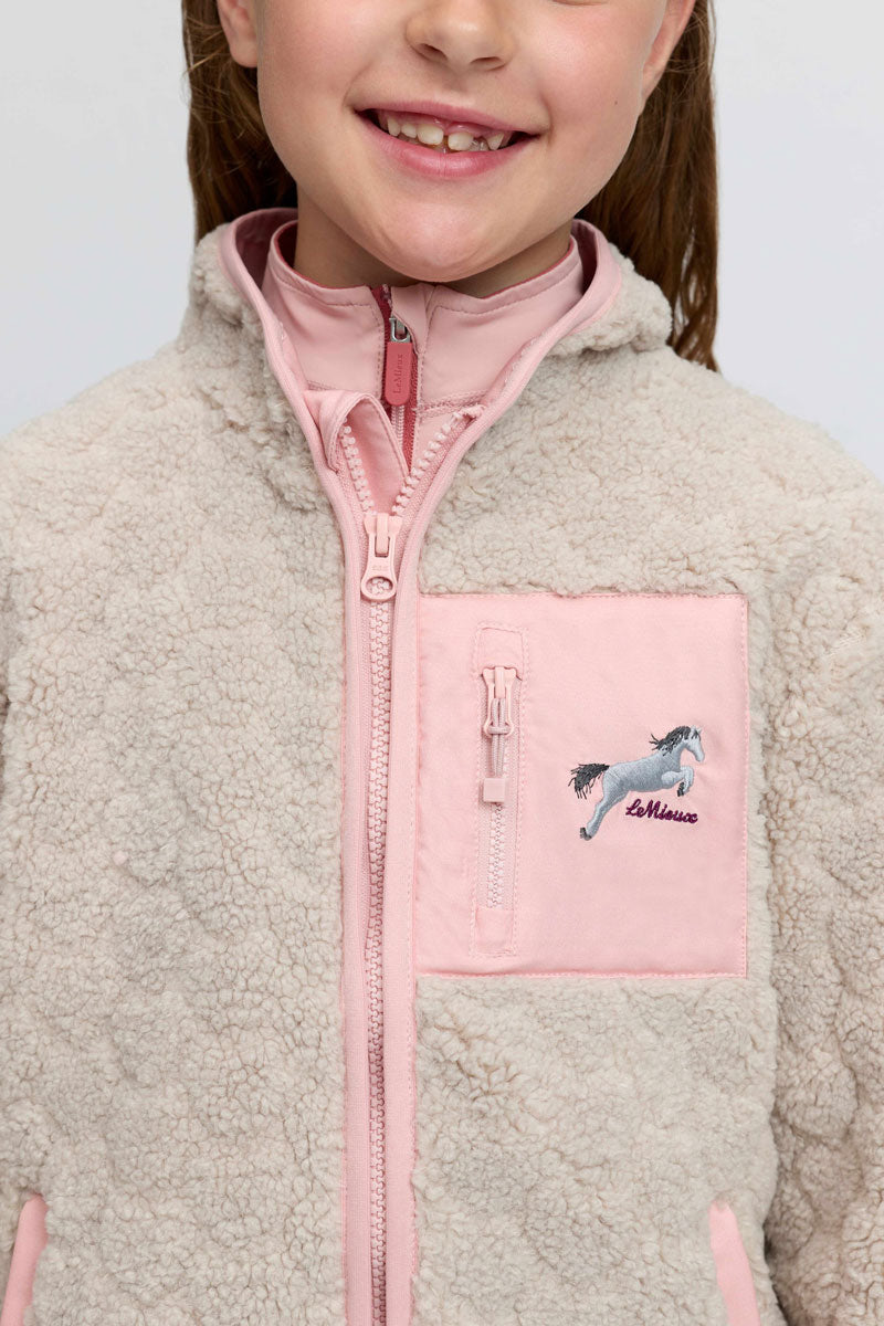 LeMieux Mini Thora Heart Fleece Stone
