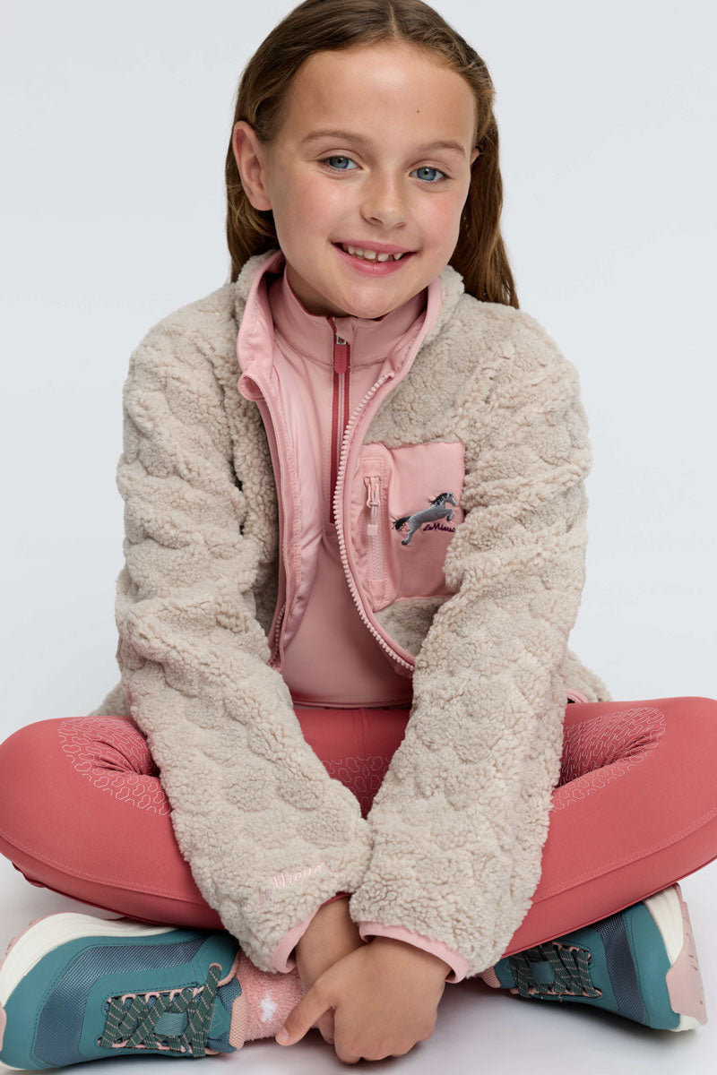 LeMieux Mini Thora Heart Fleece Stone