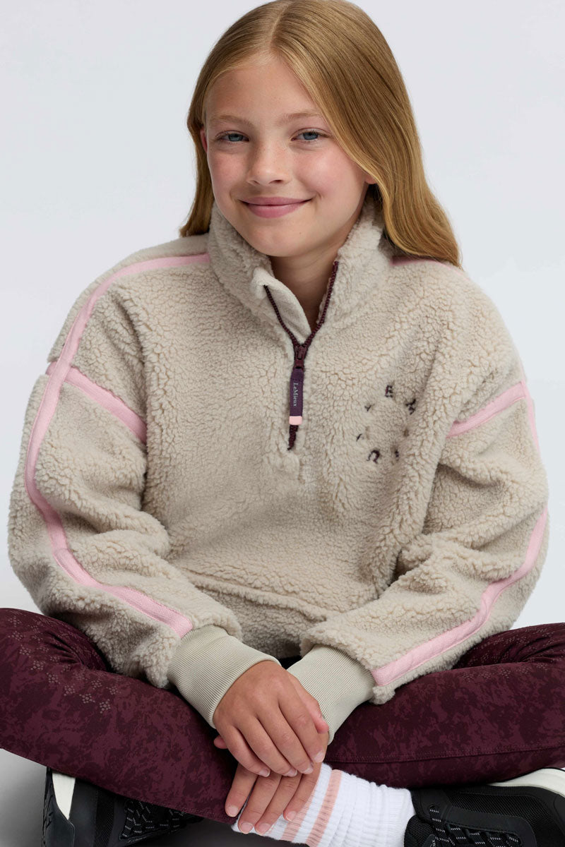 LeMieux Young Rider Jody Teddy Fleece Stone 
