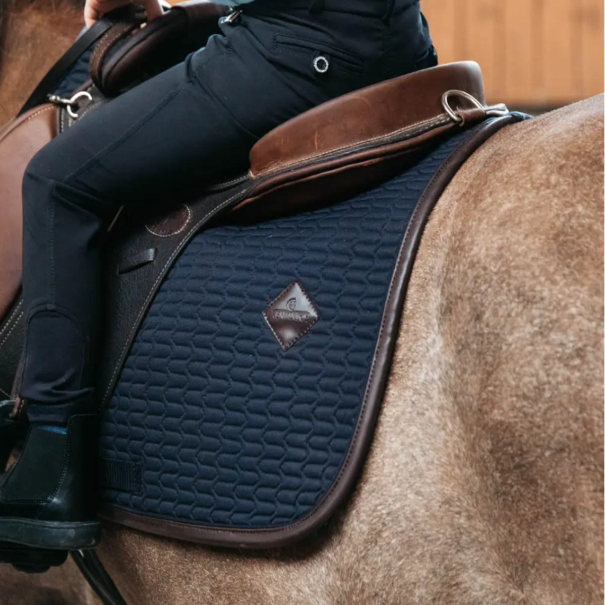 Kentucky Horsewear Saddle Pad Color Edition Leather Jumping Pony