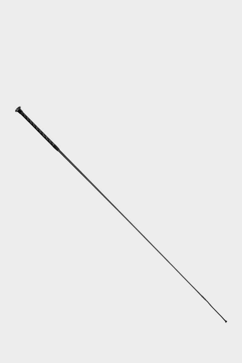 Country Direct Leather Handle Dressage Whip - Black