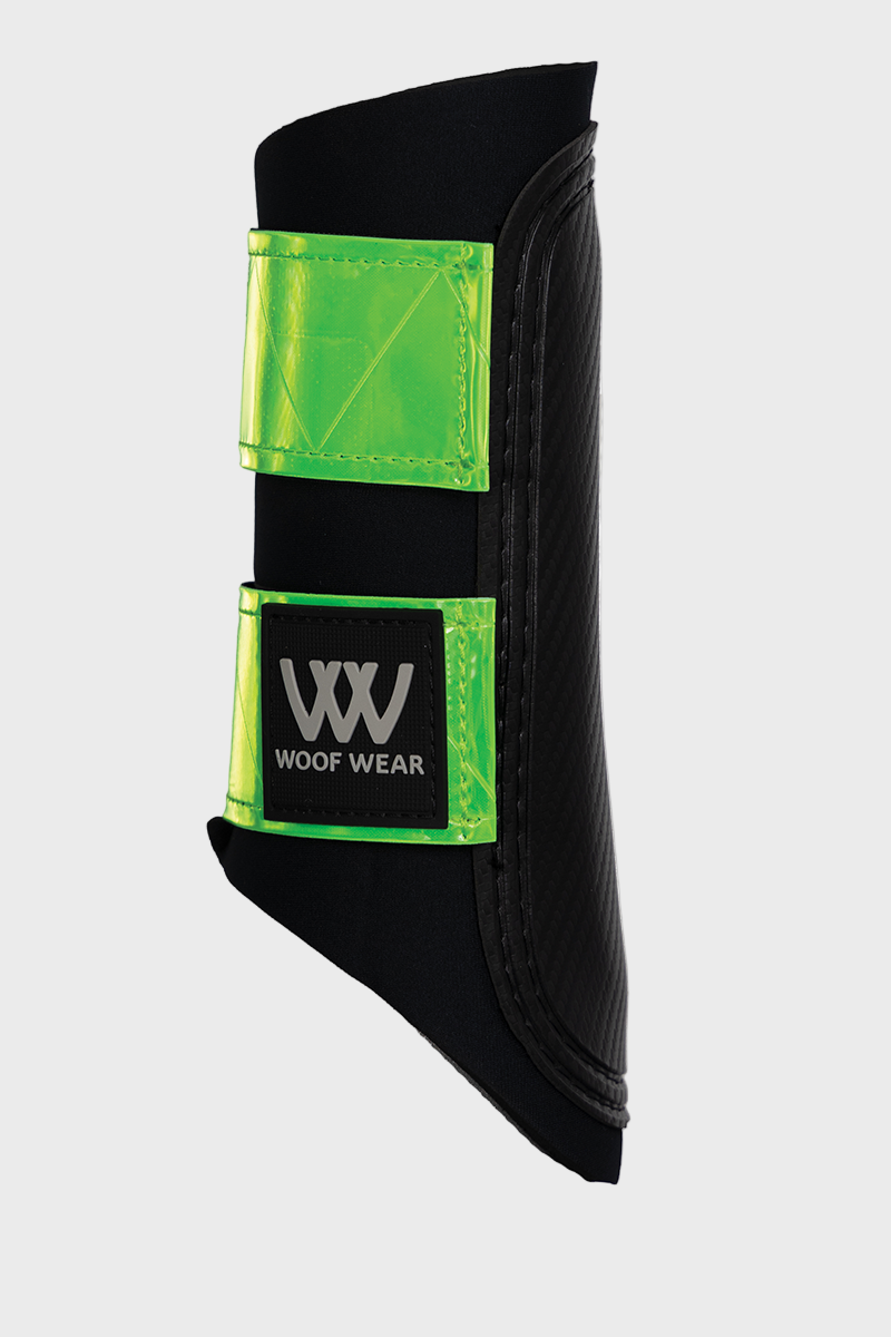 Woof Wear Reflective Club Brushing Boot - Lime