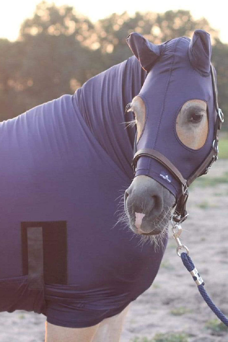 Snuggy Hoods Lycra Hood with Zip Navy