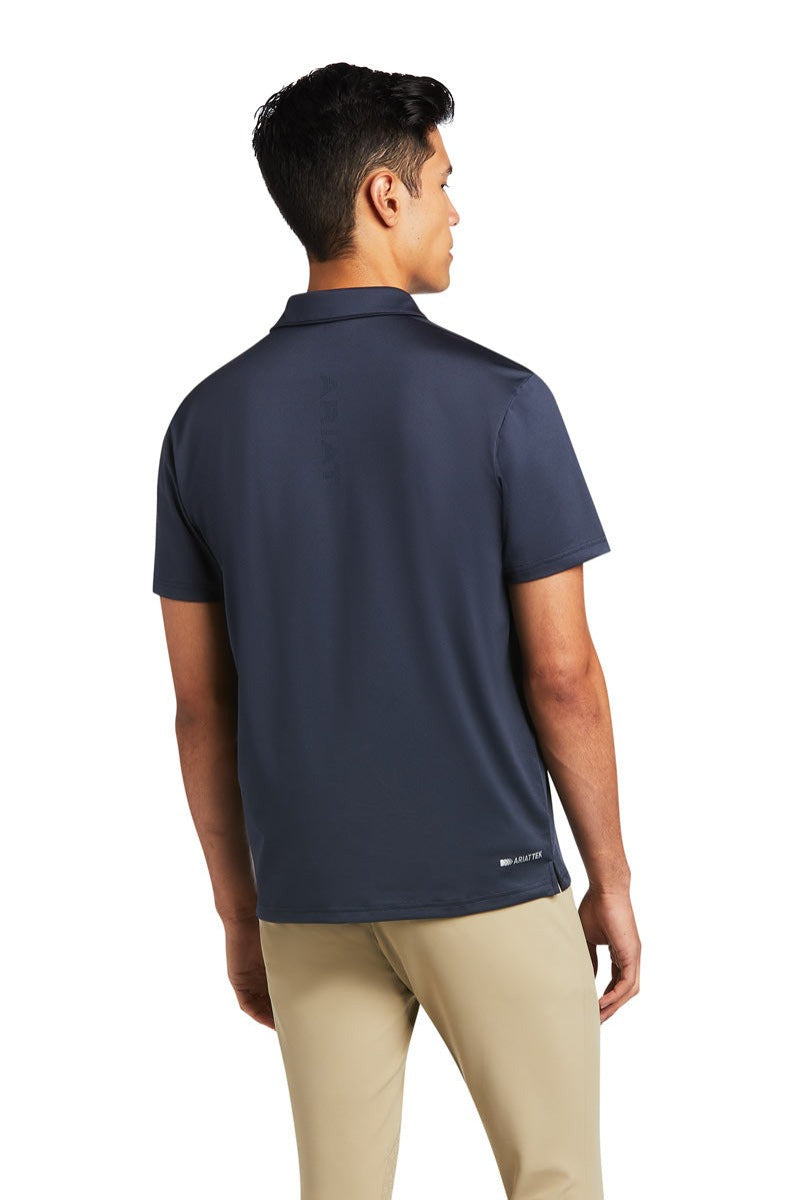 Ariat Men's Norco Polo Shirt Blue Nights 