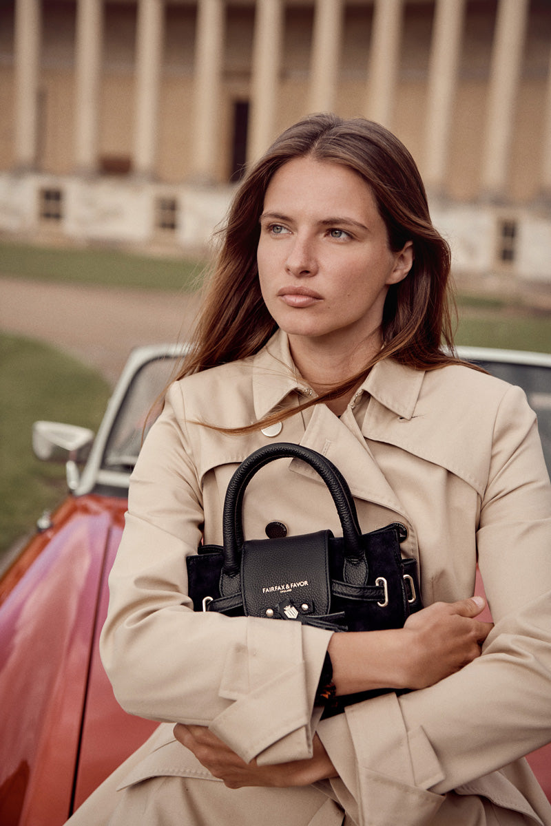 Fairfax & Favor Mini Windsor Handbag Black
