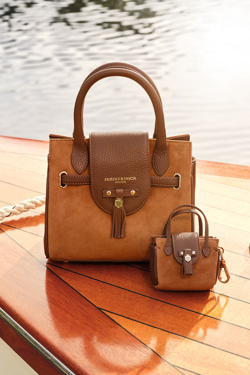 Fairfax & Favor Mini Windsor Handbag Tan