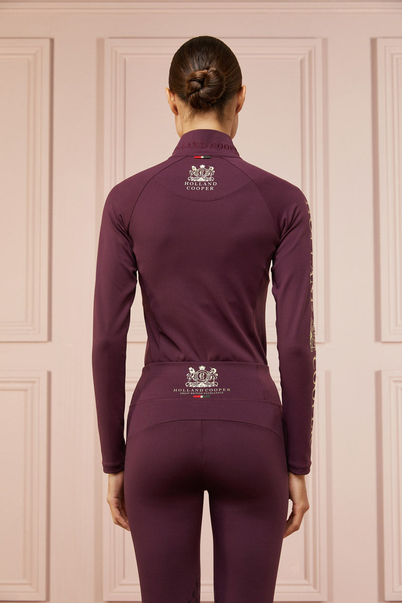 Holland Cooper Base Layer Mulberry