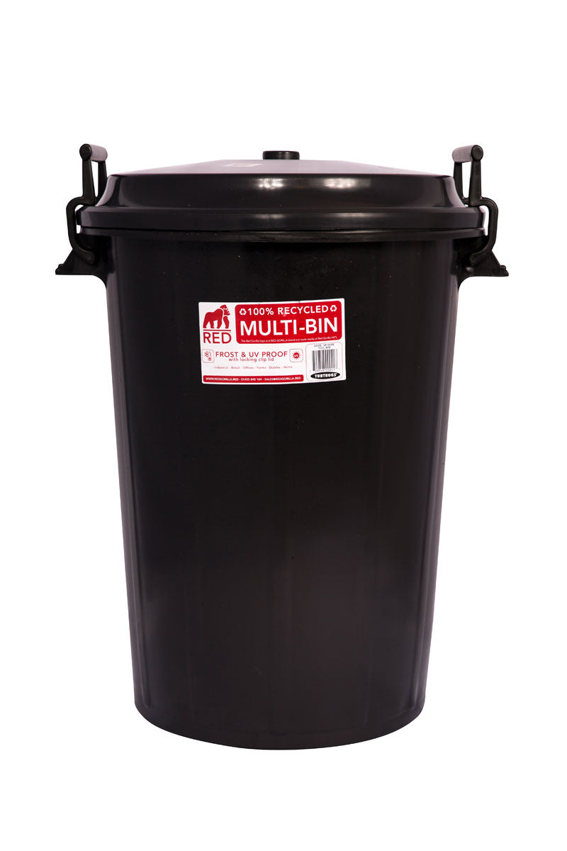 Red Gorilla Multi Bin with Lid 100L
