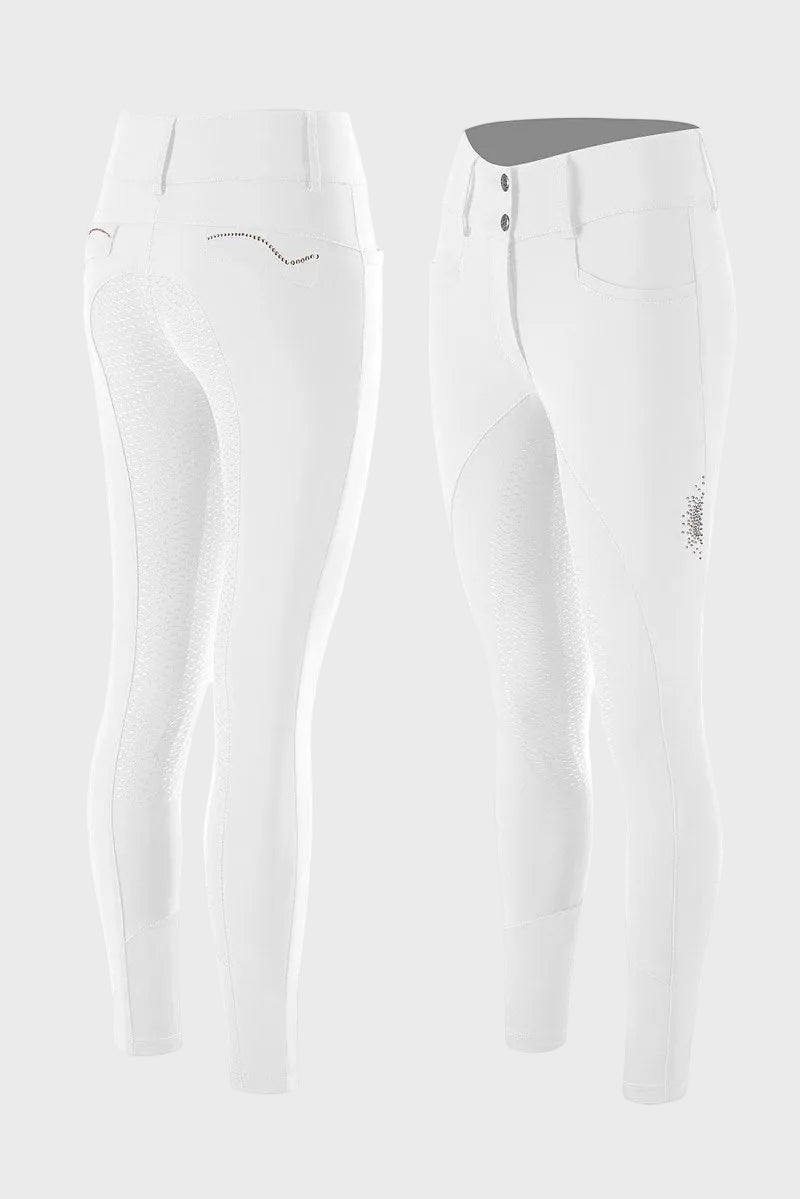 Animo Nesia Full Seat Breeches White