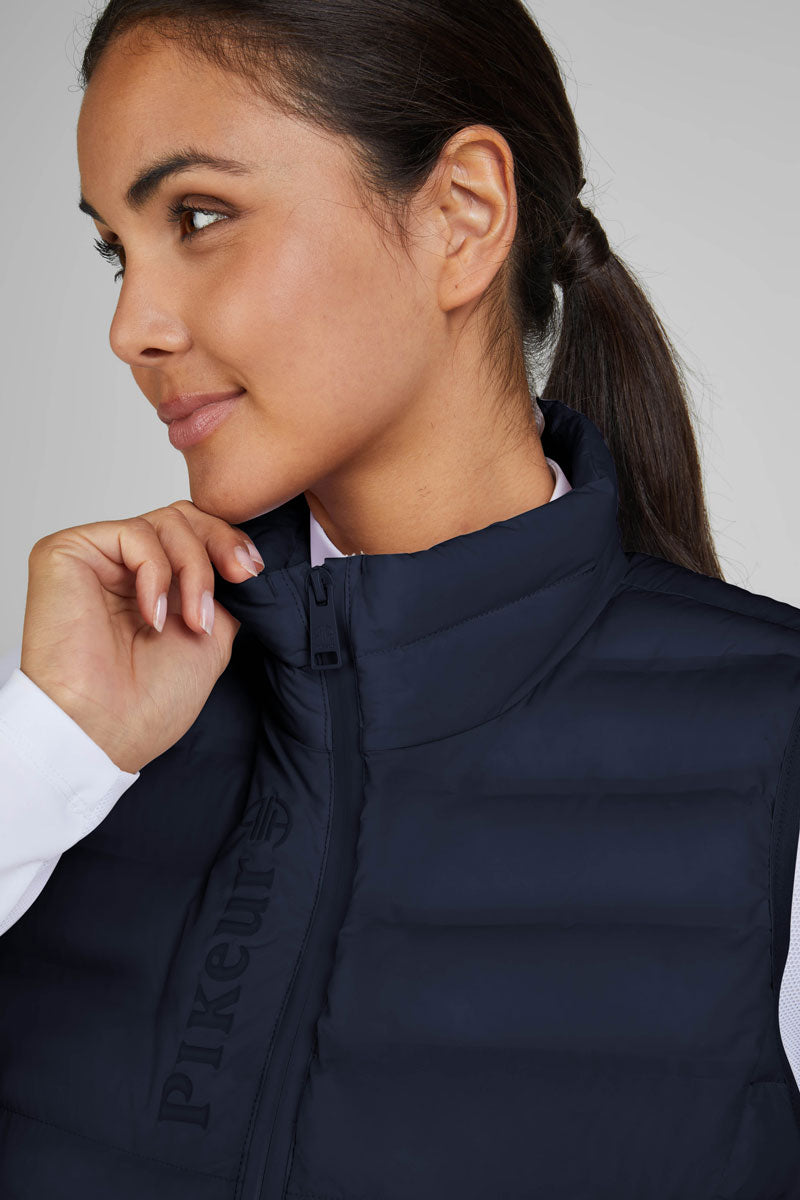 Pikeur Quilted Vest Navy