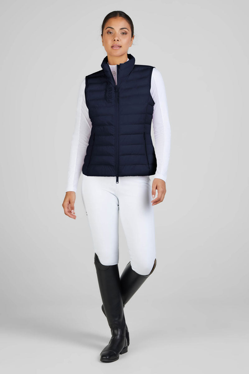 Pikeur Quilted Vest Navy