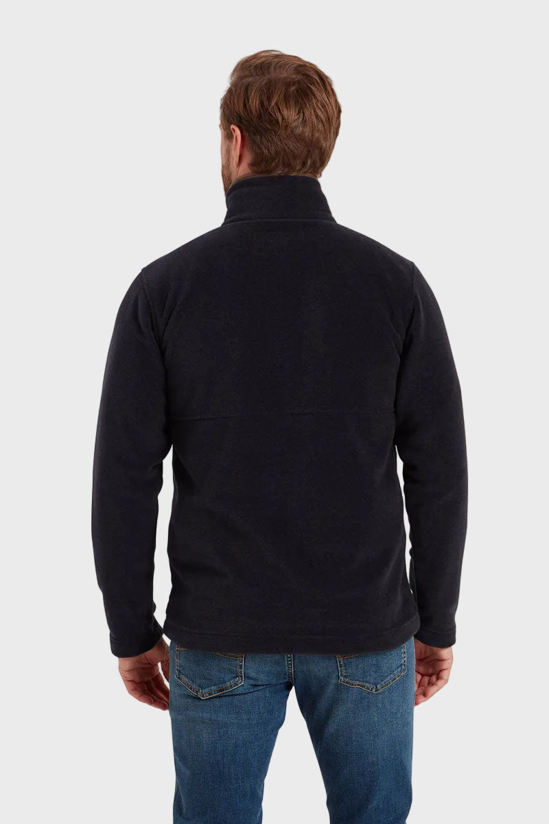 Schoffel Men's Berkeley Quarter Zip Fleece Gunmetal