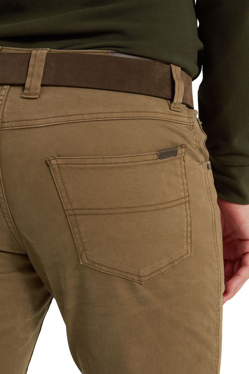 Schōffel Men's Canterbury 5 Pocket Jean Toffee