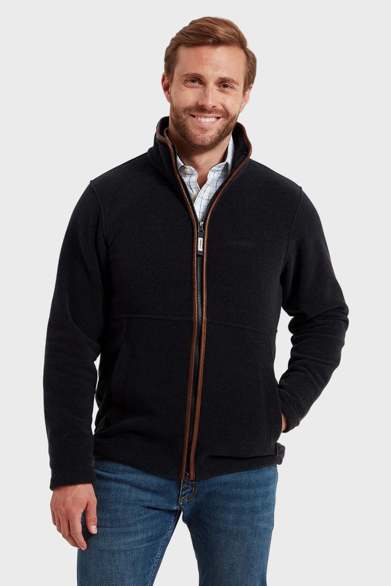 Schoffel Men's Cottesmore Fleece Jacket Charcoal 