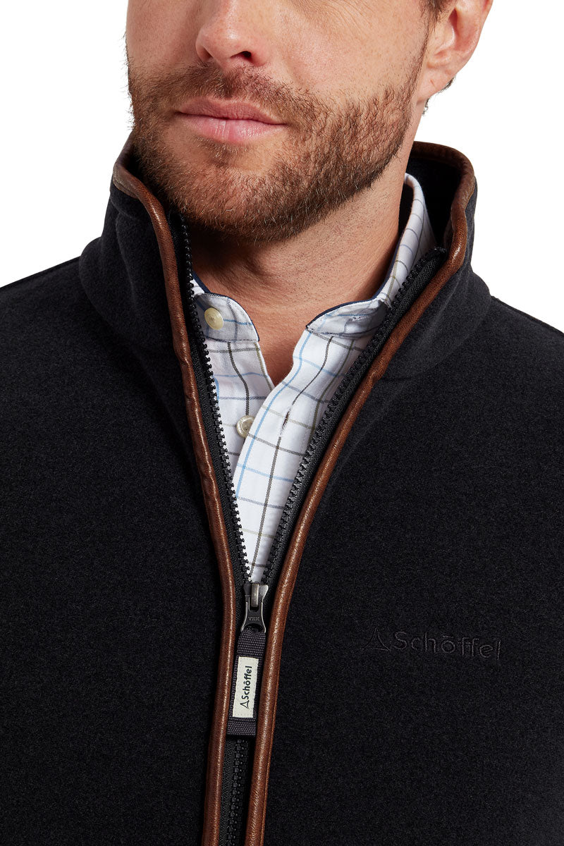 Schoffel Men's Cottesmore Fleece Jacket Charcoal 
