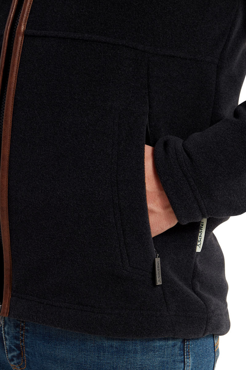 Schoffel Men's Cottesmore Fleece Jacket Charcoal 