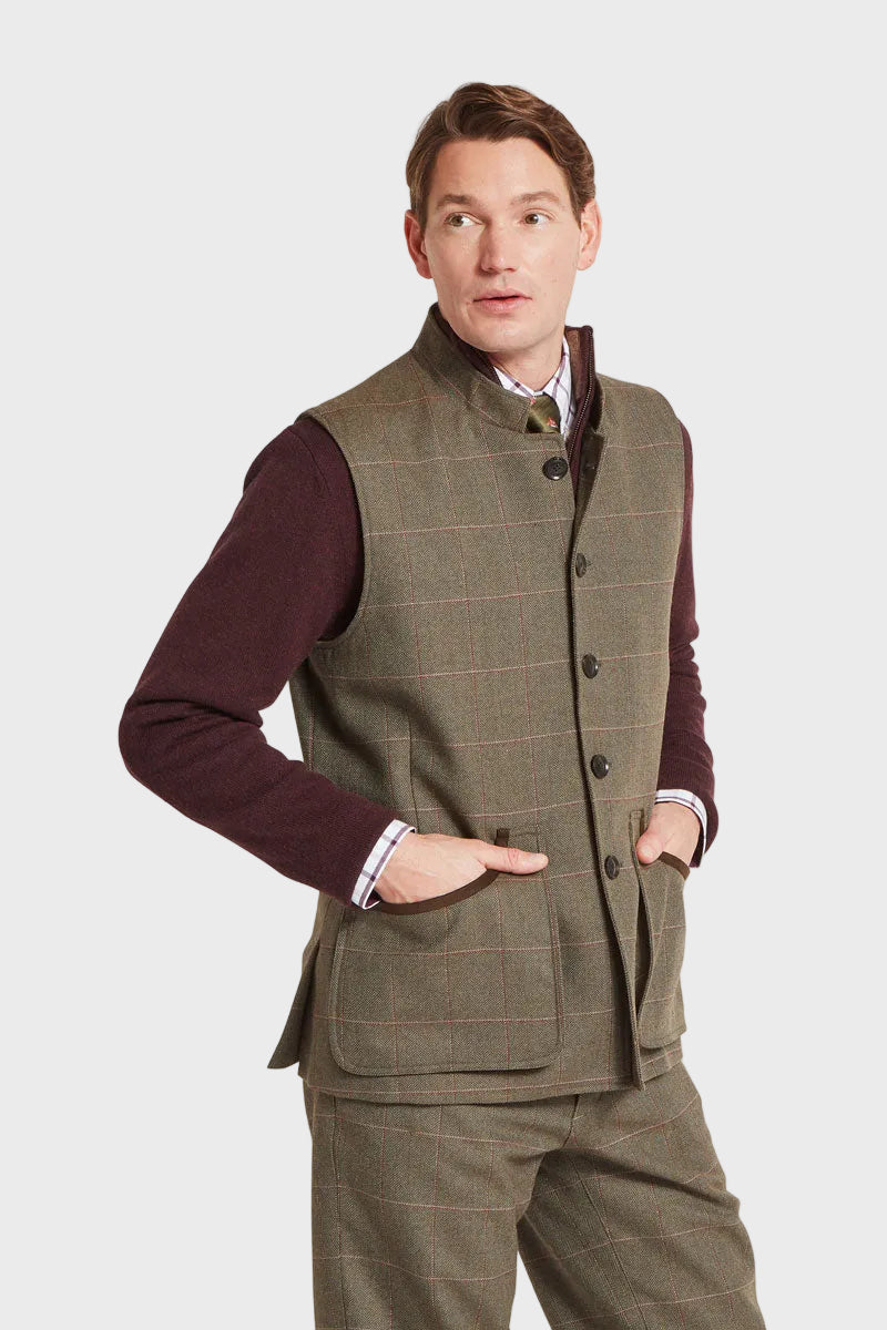 Schoffel Men's Holcot Tweed Waistcoat Lochlane Tweed