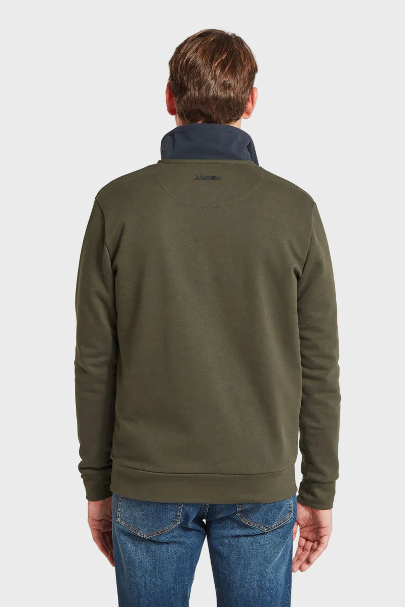 Schoffel Men's Horseley Rugby Sweatshirt Peat Green 