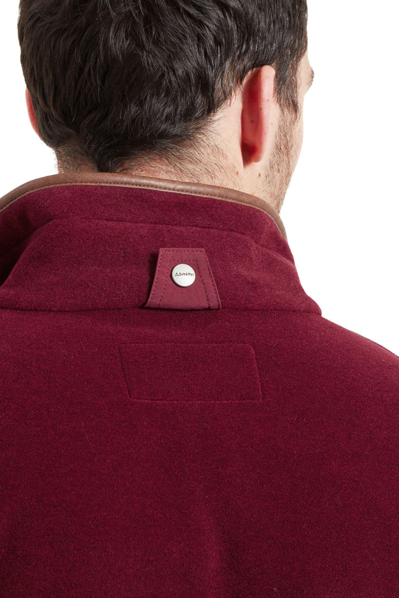 Schōffel Men's Oakham Fleece Gilet Claret 