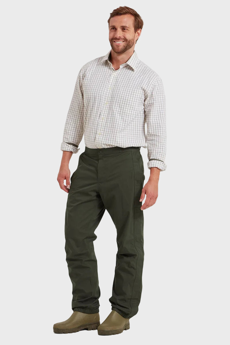 Schōffel Men's Saxby Over Trousers Forest 