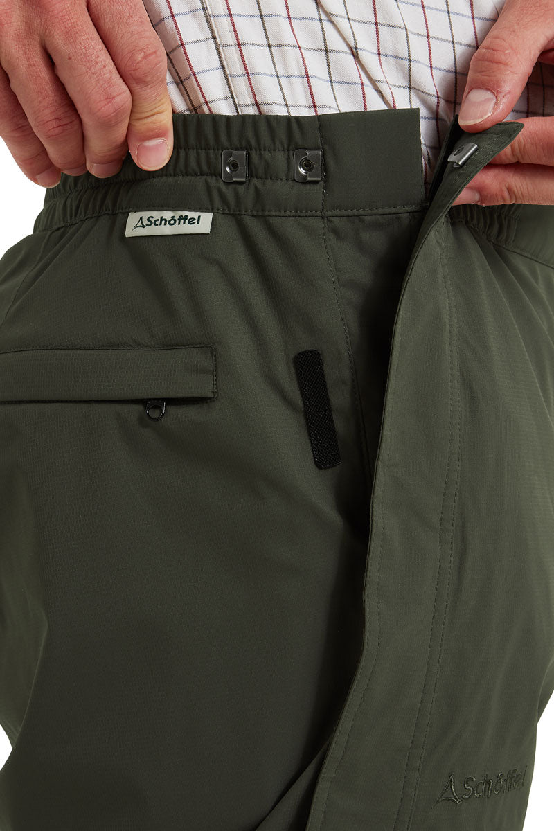 Schōffel Men's Saxby Over Trousers Forest 