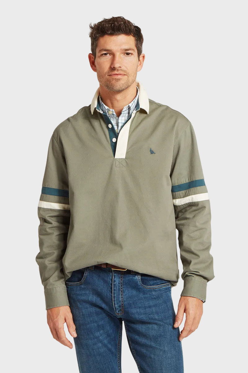 Schoffel Men's Truro Deck Shirt Agave Green