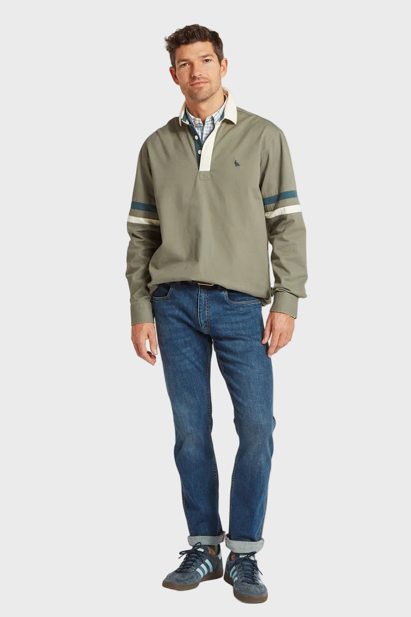 Schoffel Men's Truro Deck Shirt Agave Green