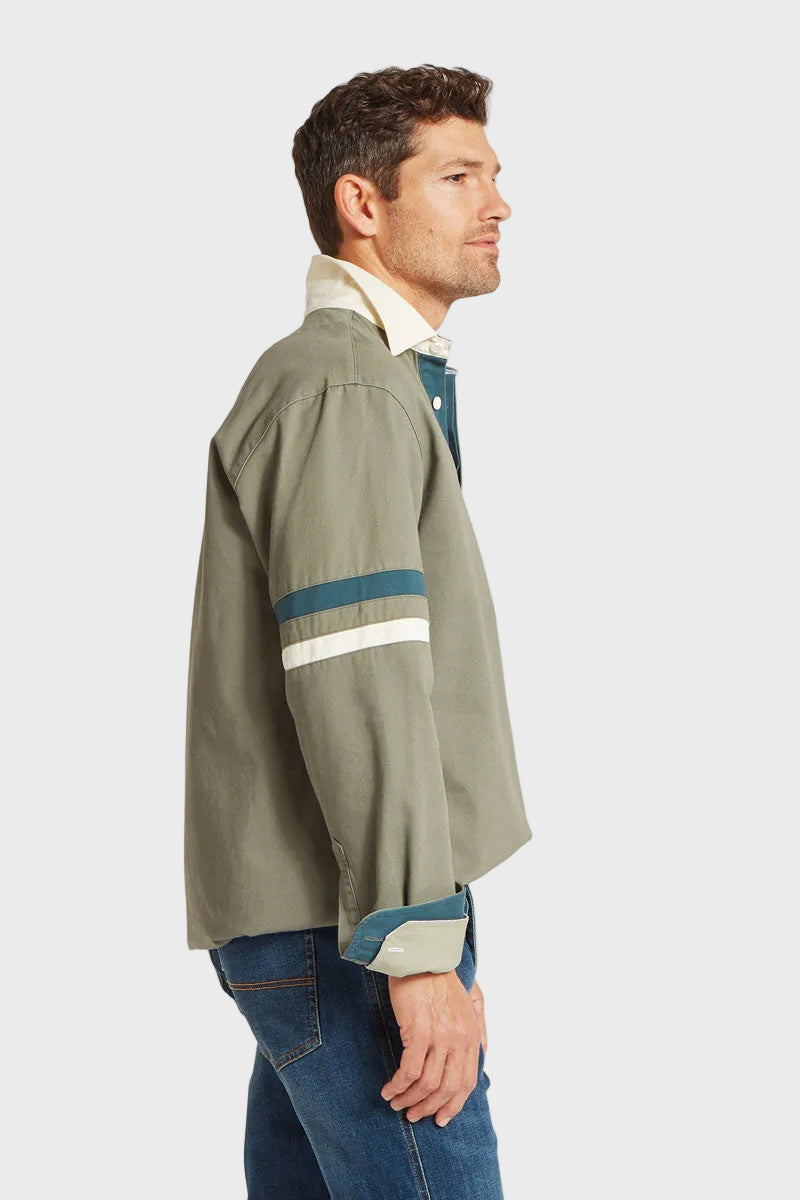 Schoffel Men's Truro Deck Shirt Agave Green